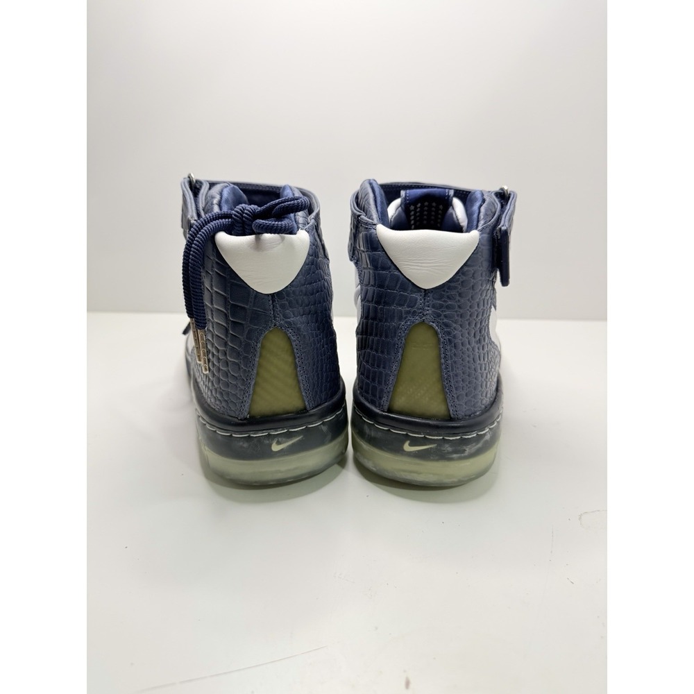 Nike Air Force 25 Supreme Crocodile Navy White 315015-942 Size 15.5 Rare Vintage - Picture 5 of 14